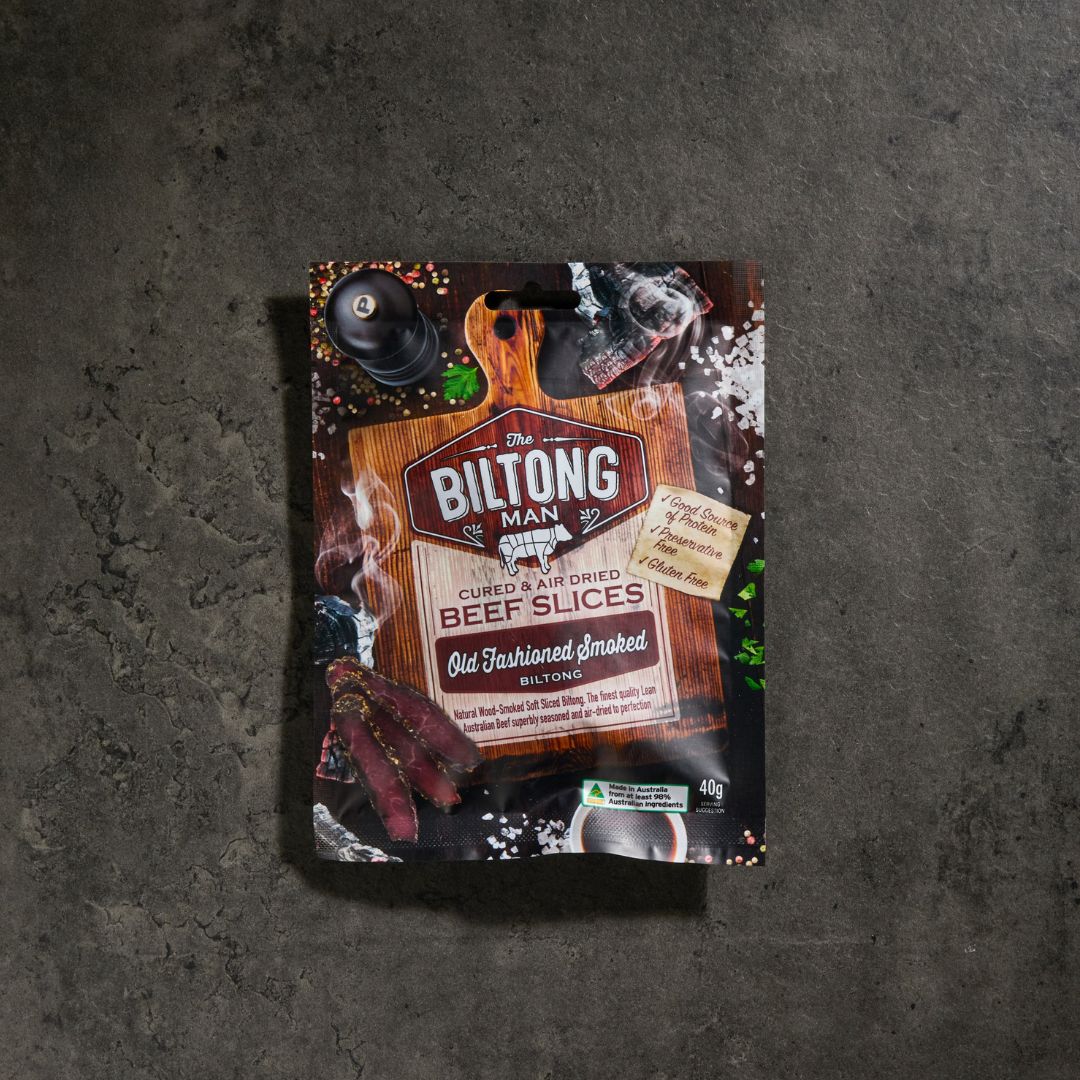 Old Fashioned Smoked Biltong 40g