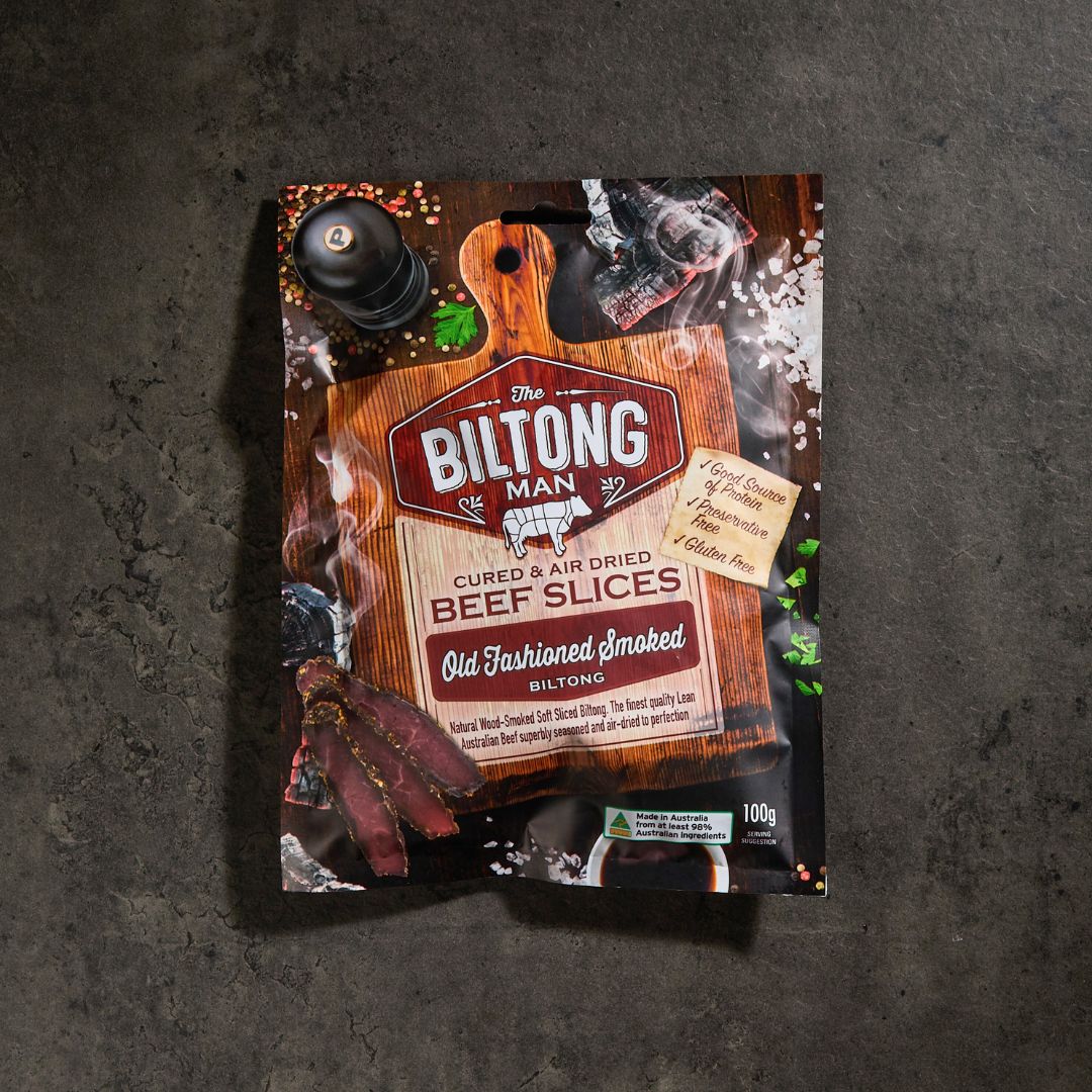 Old Fashioned Smoked Biltong 100g