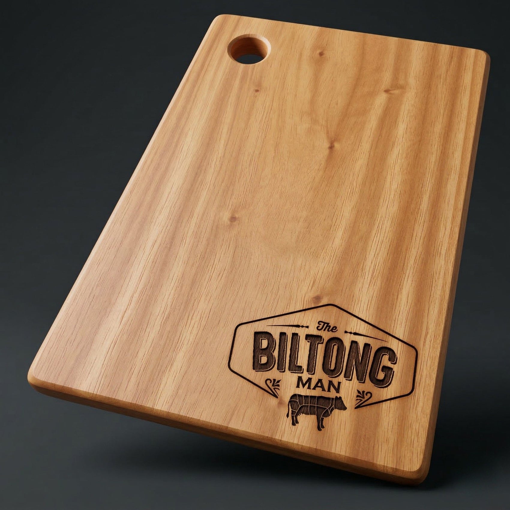 Biltong Man Wooden Cutting Board